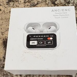 ANC/ENC Wireless Earbuds - White
